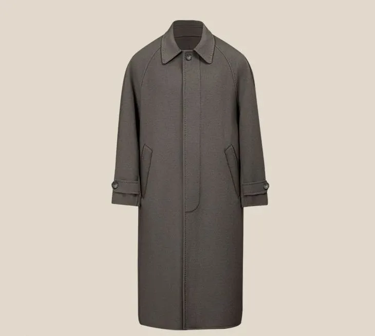 Double-Sided Wool Overcoat