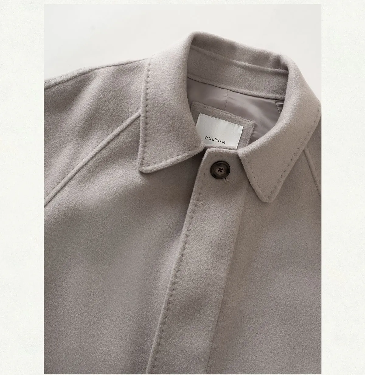 Double-Sided Wool Overcoat