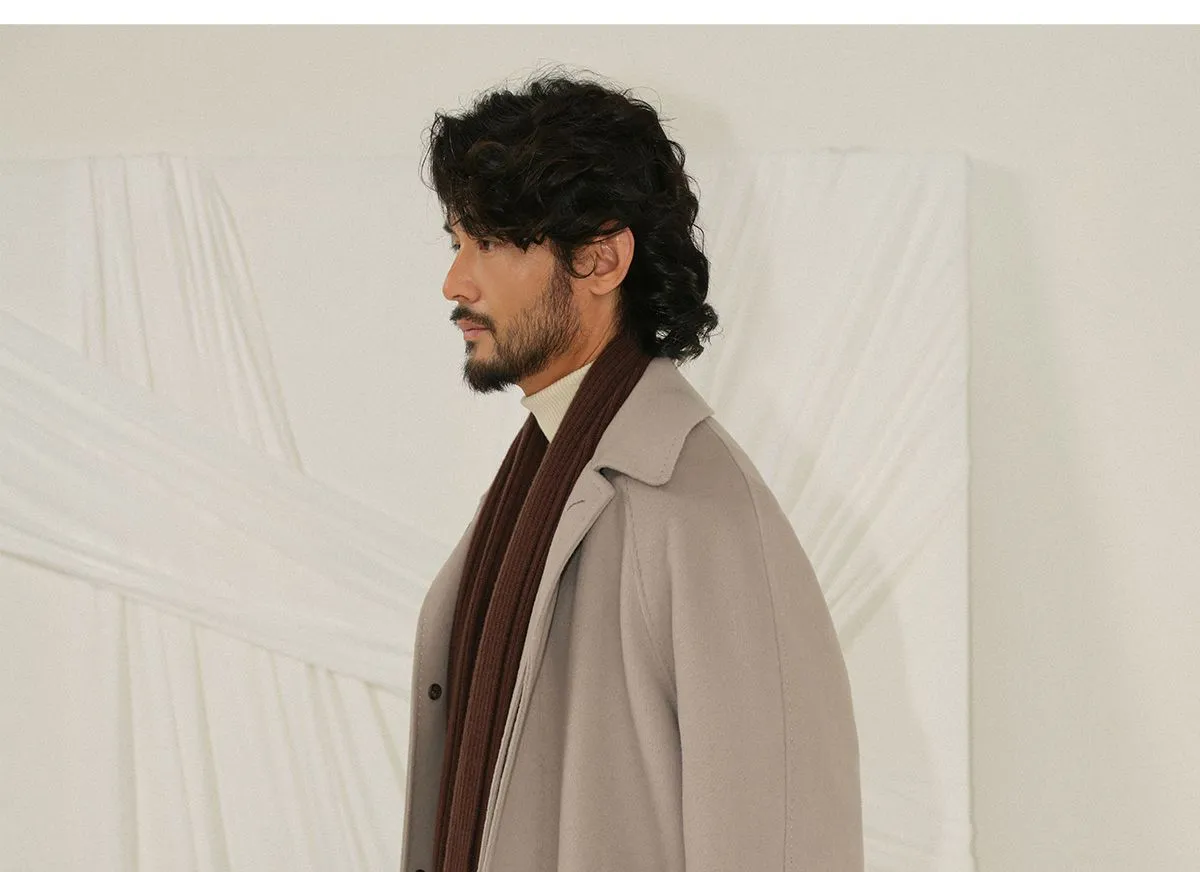 Double-Sided Wool Overcoat