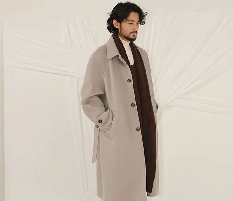 Double-Sided Wool Overcoat