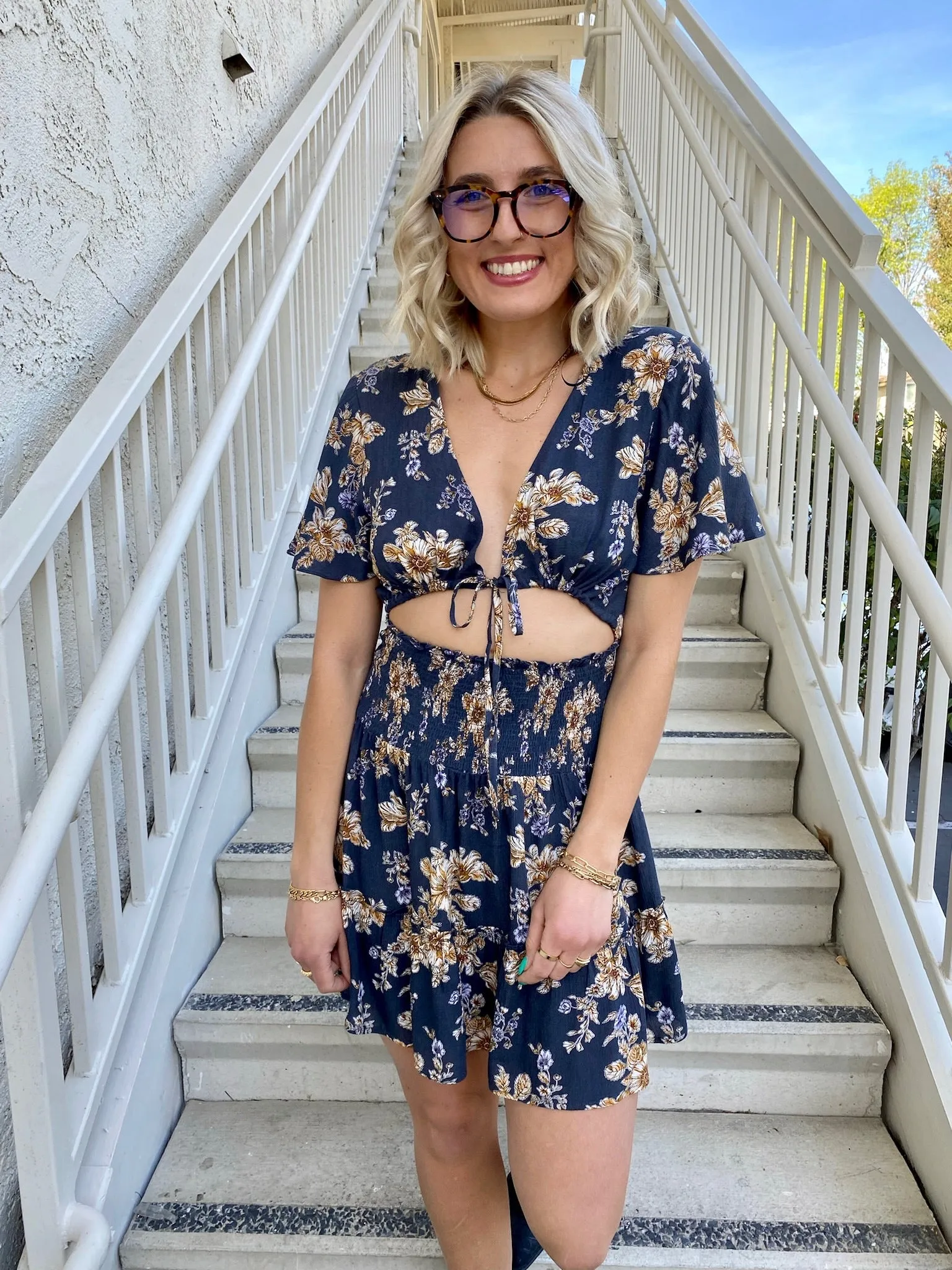 Dreya Floral Mini Dress