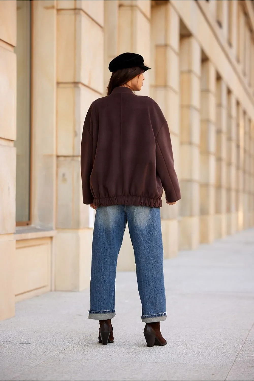Dropped Shoulder Luxe Jacket