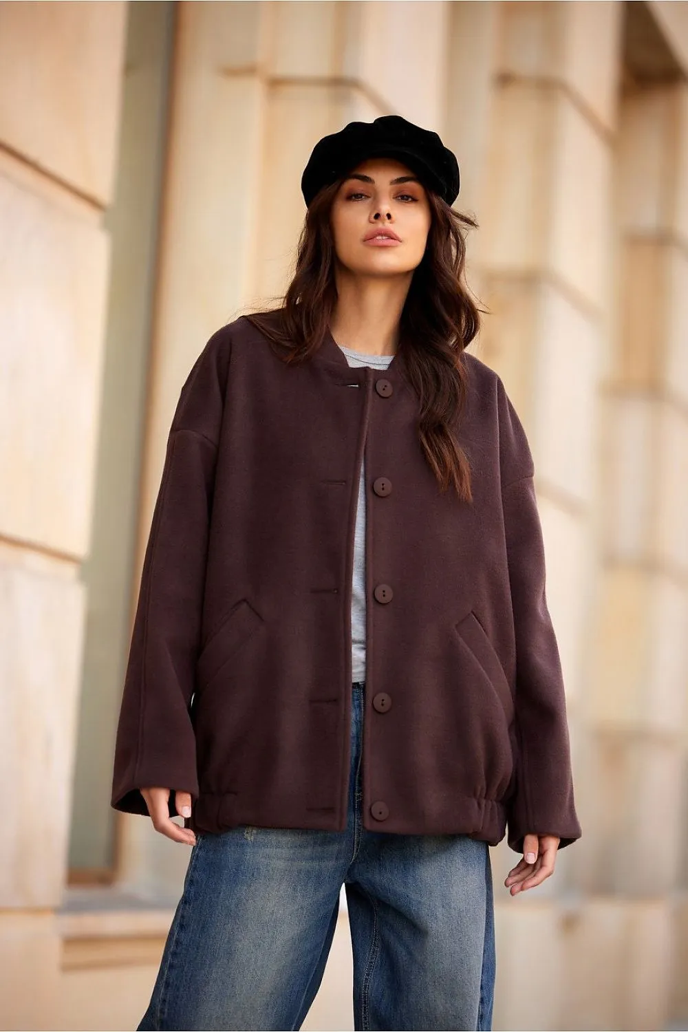 Dropped Shoulder Luxe Jacket