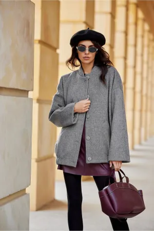 Dropped Shoulder Luxe Jacket