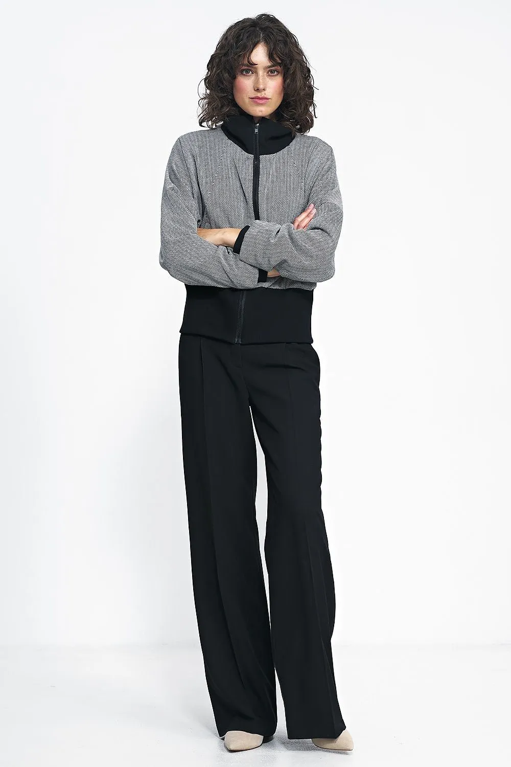 Elegant Minimalist Straight-Cut Jacket