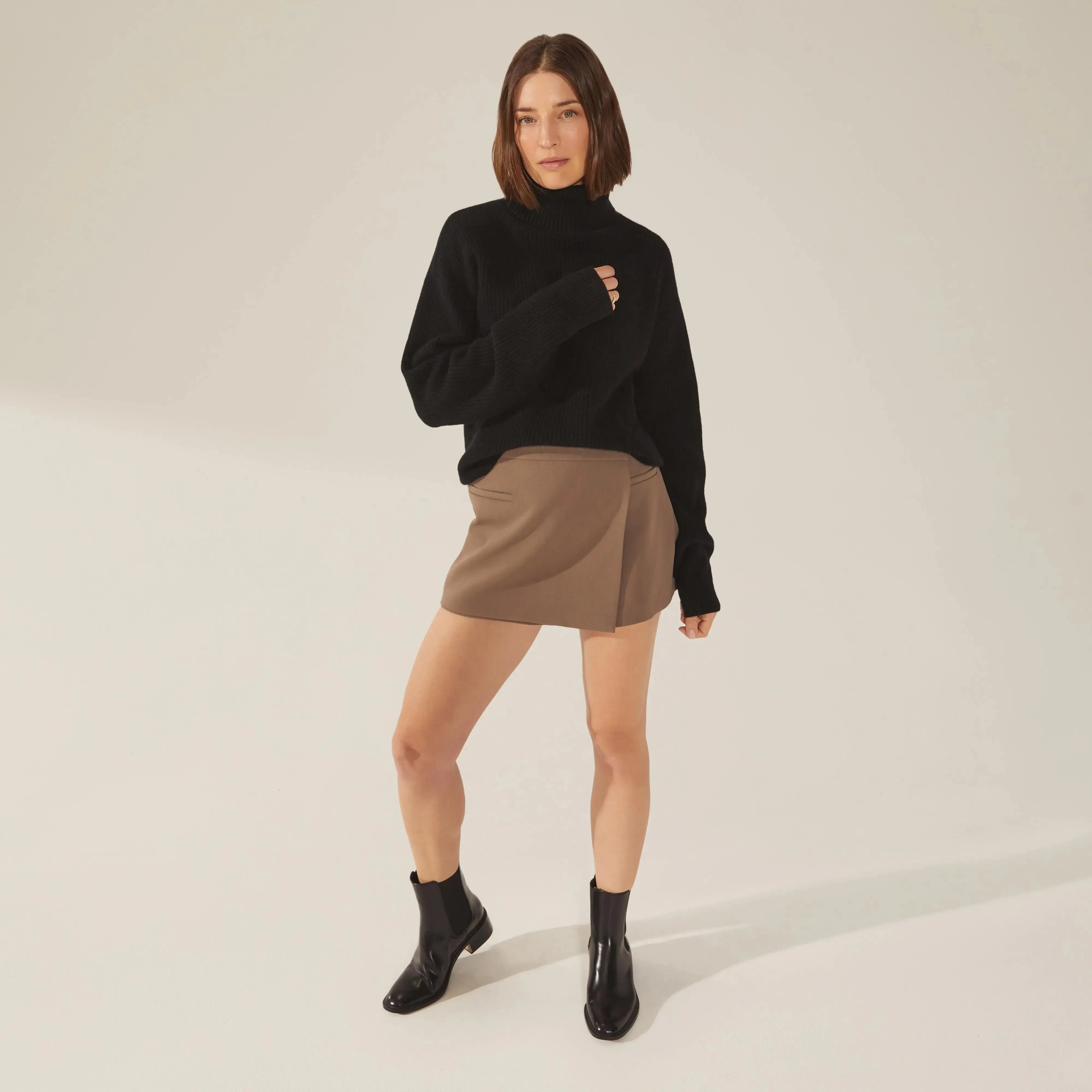 Ellie Cashmere Turtleneck by Italic