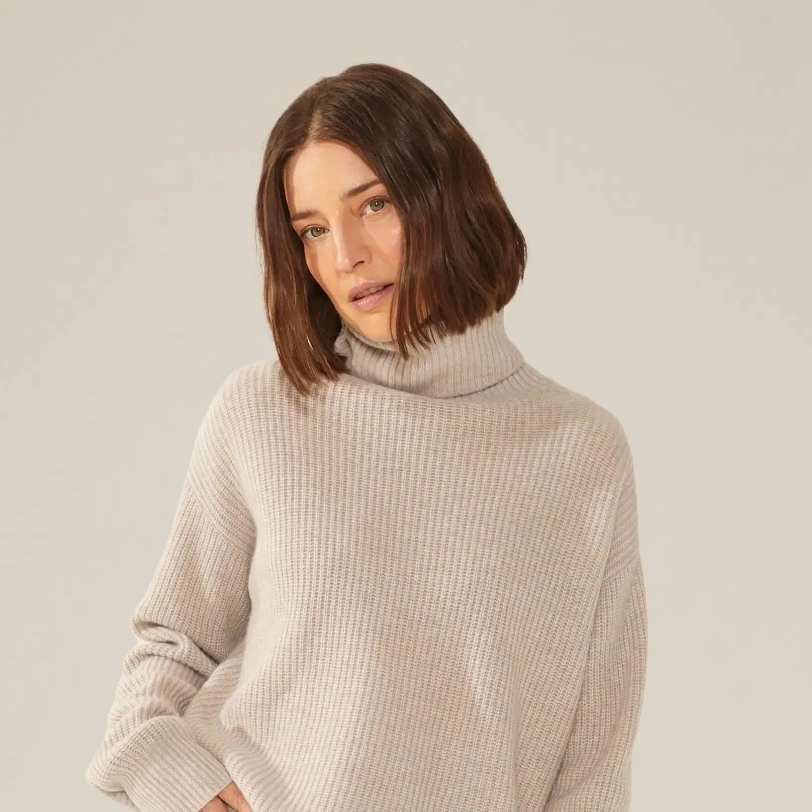 Ellie Cashmere Turtleneck by Italic