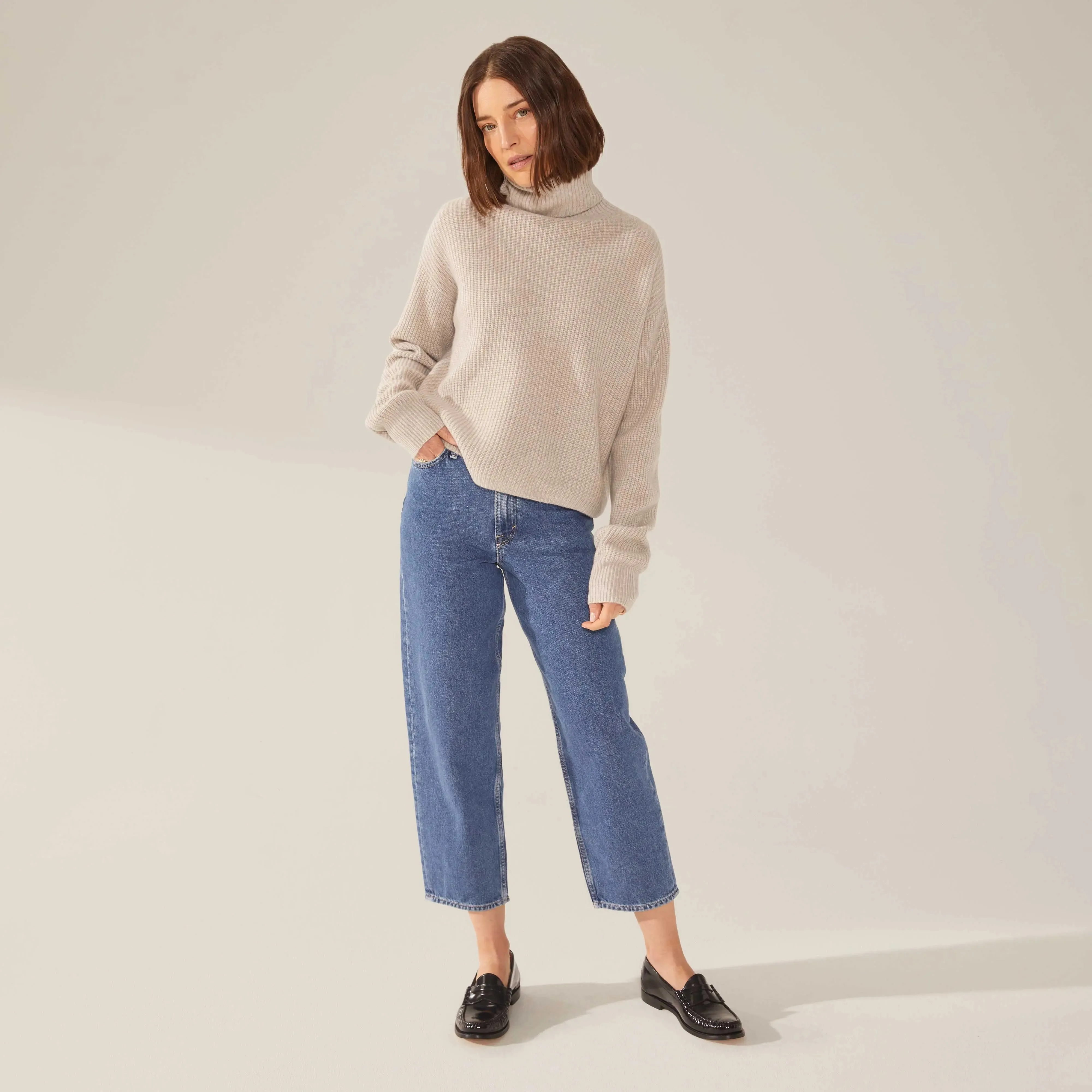 Ellie Cashmere Turtleneck by Italic