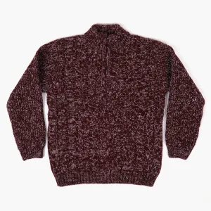 Eminent Boys Mock Neck Sweater - Maroon