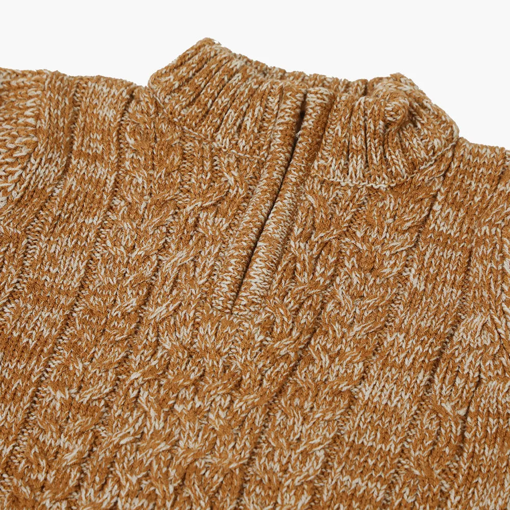 Eminent Boys Mock Neck Sweater - Oatmeal