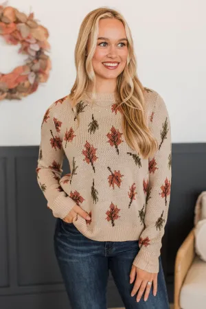 Essence Of Autumn Knit Sweater- Oatmeal