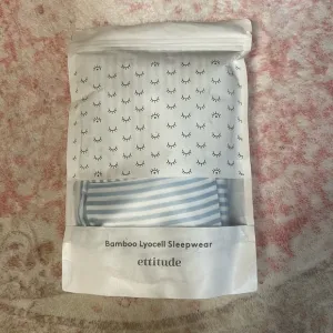 Ettitude Blue Striped New In Bag Bamboo Lyocell Pajama Pants