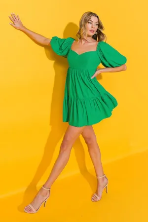 Evangeline Tie Back Mini Dress