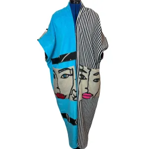 Face Sleeveless Jacket