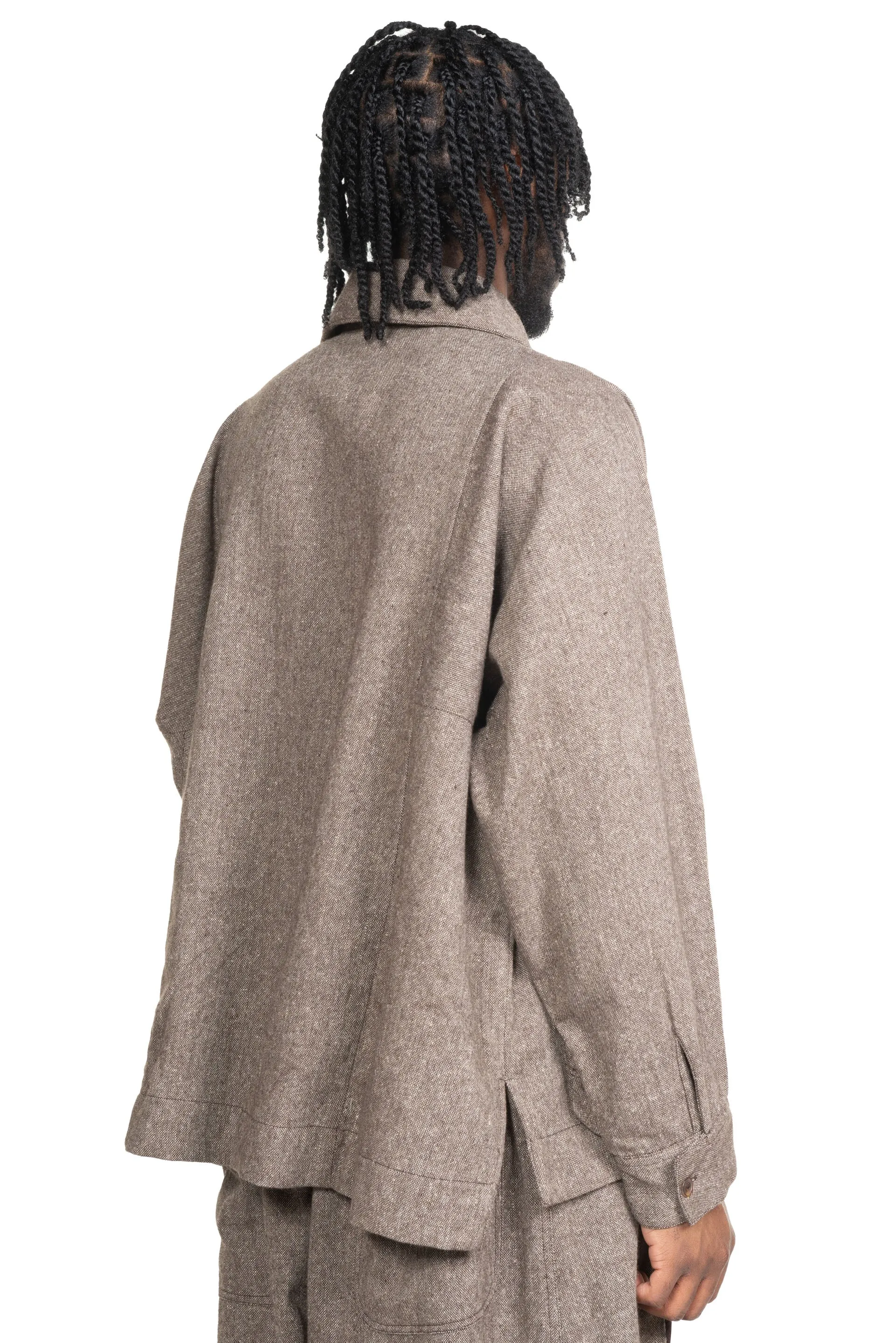 Farmer Jacket Antique Herringbone Wool