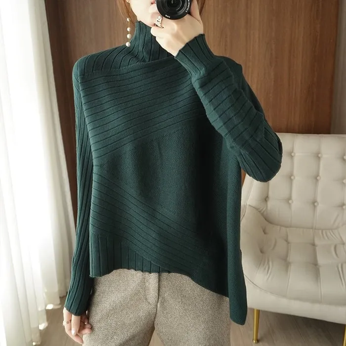 Fashion Winter Cashmere Loose Tops Women Sweater PULLOVER