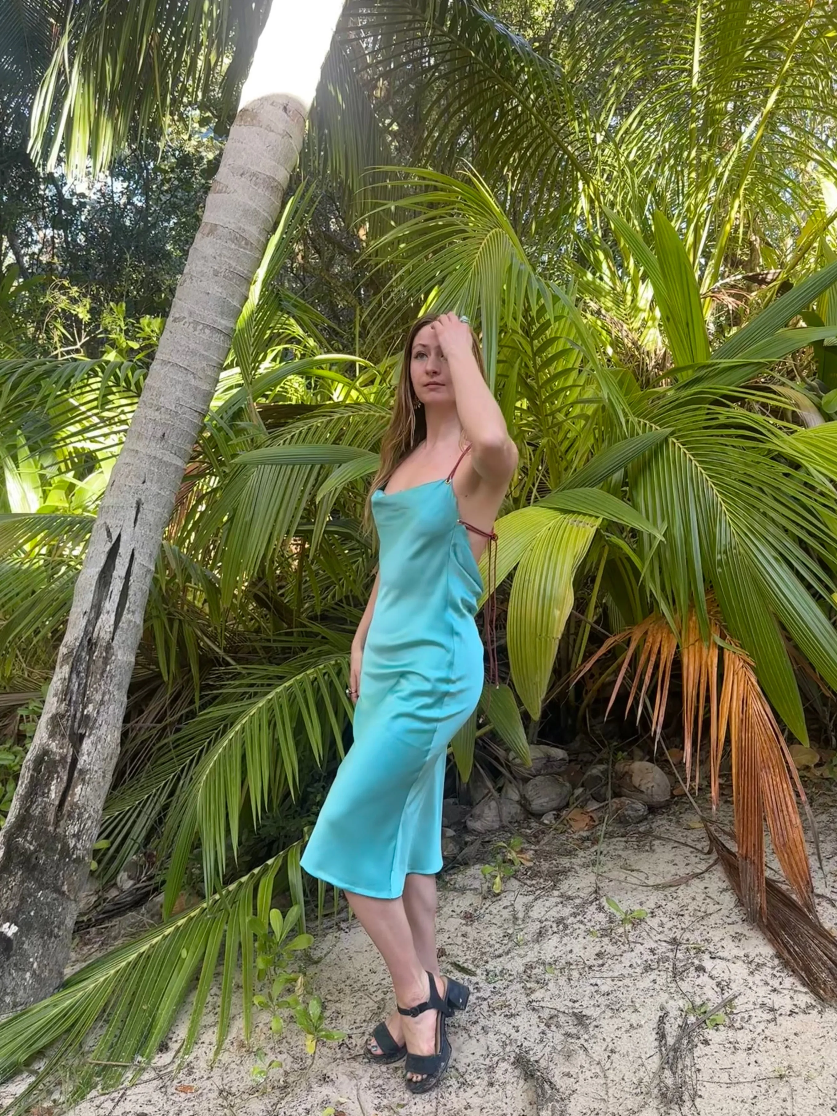 Ferncliff Dress in Caribbean Green