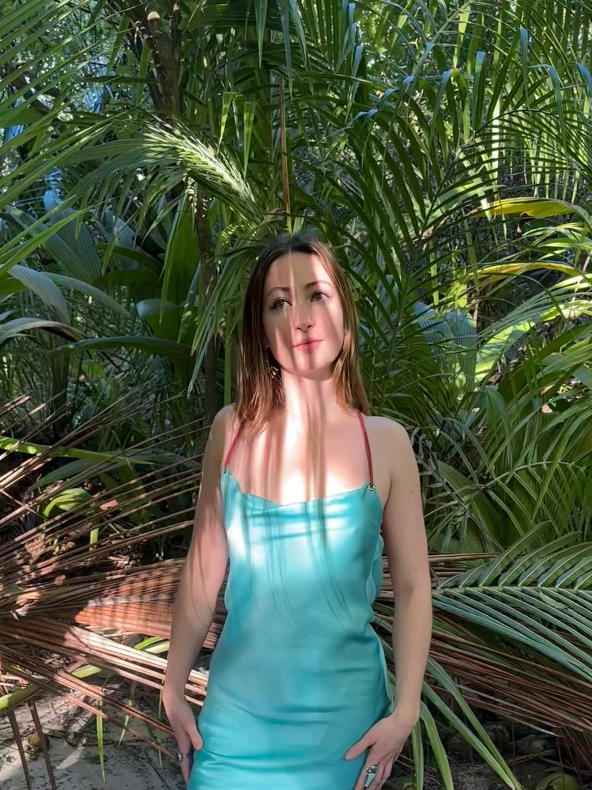 Ferncliff Dress in Caribbean Green