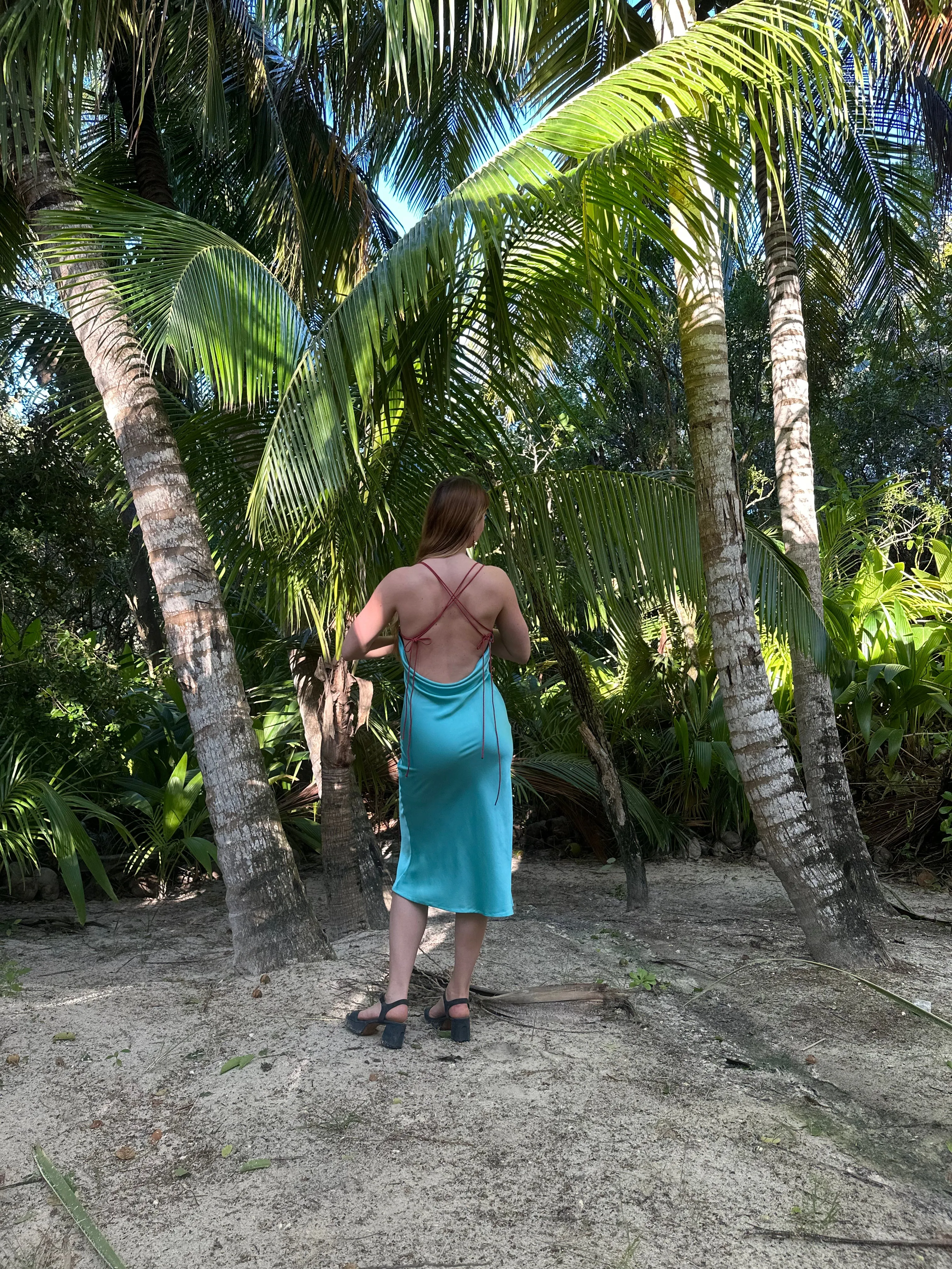 Ferncliff Dress in Caribbean Green