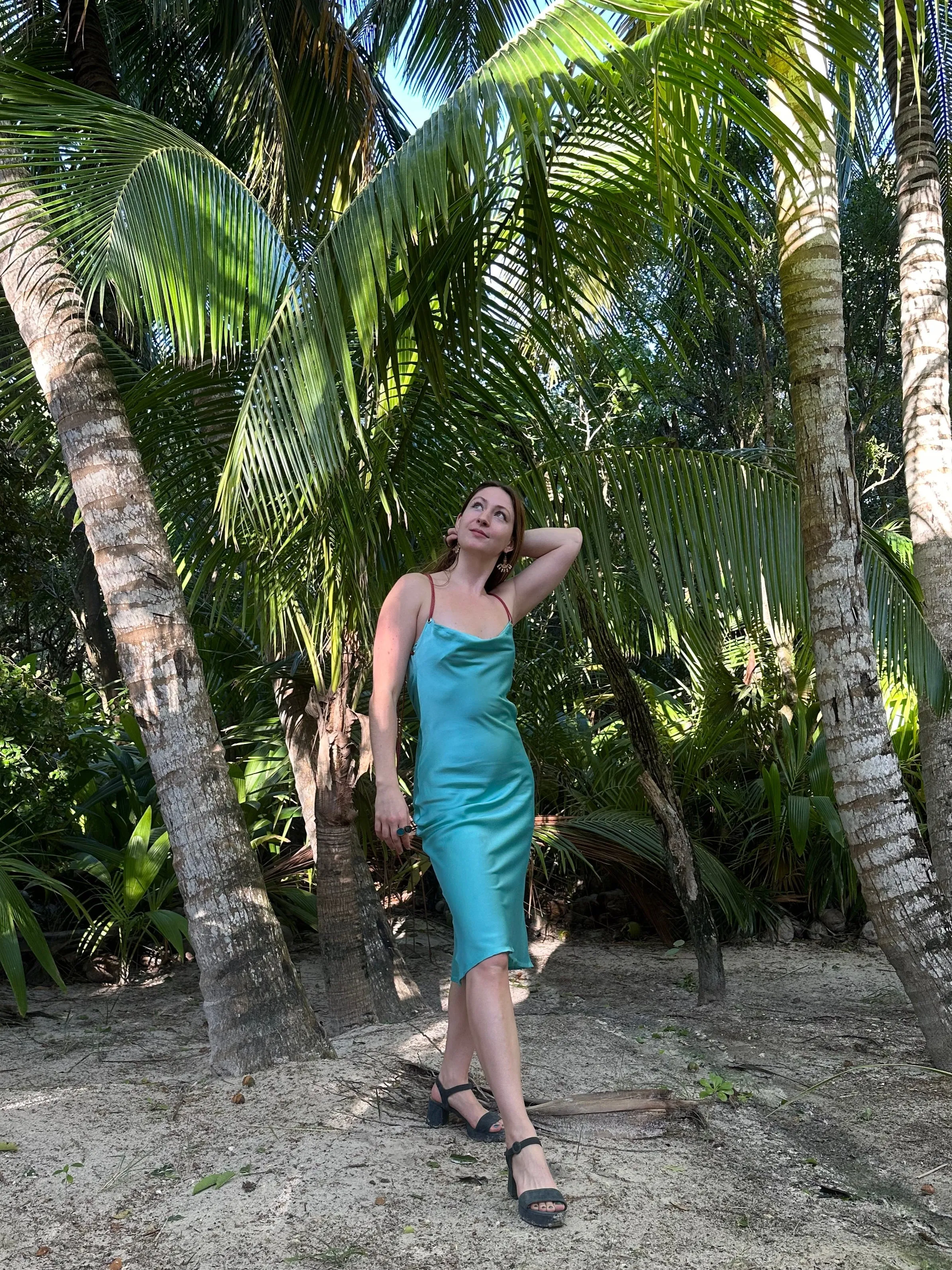 Ferncliff Dress in Caribbean Green