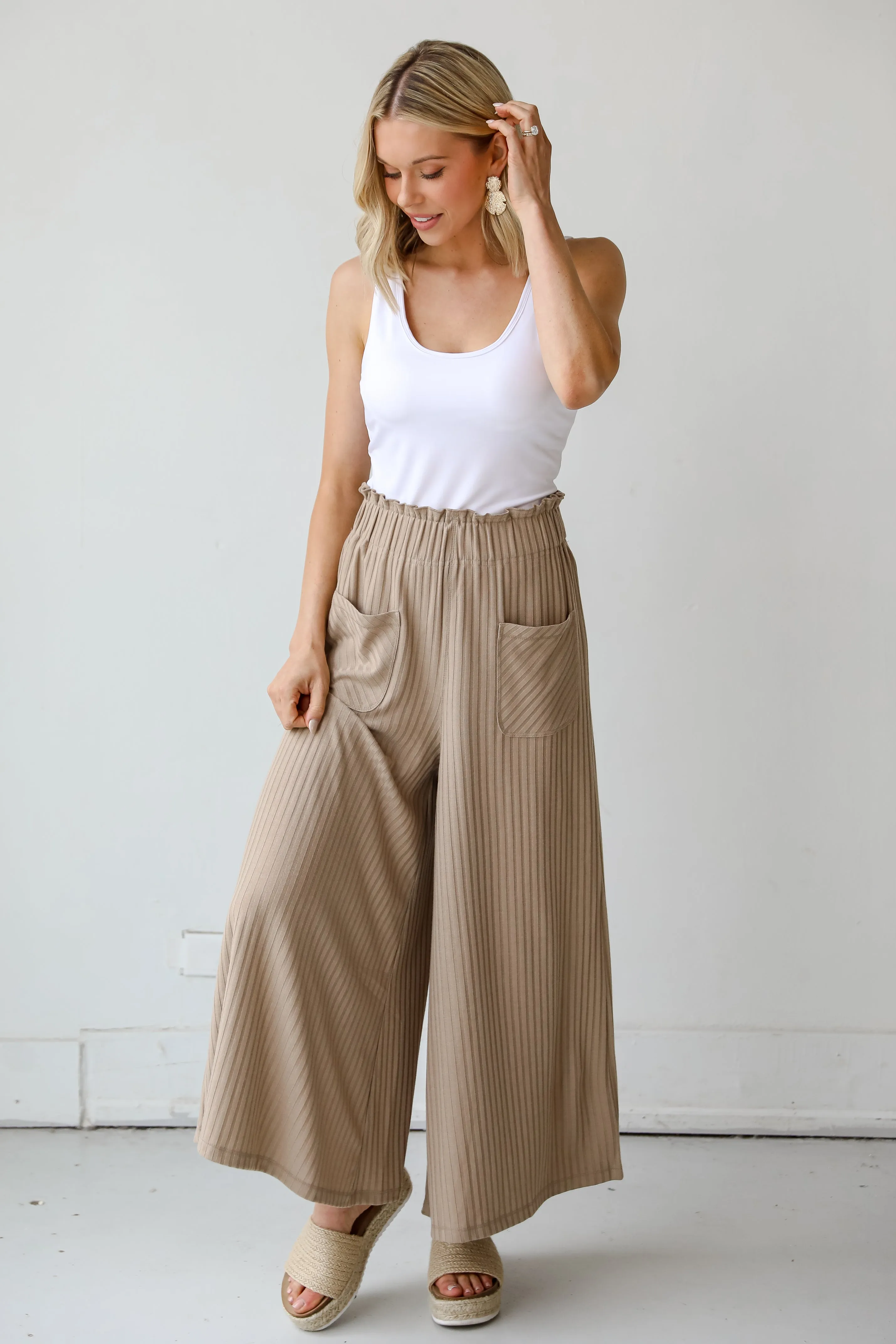 FINAL SALE - Dreamy Day Off Culotte Pants