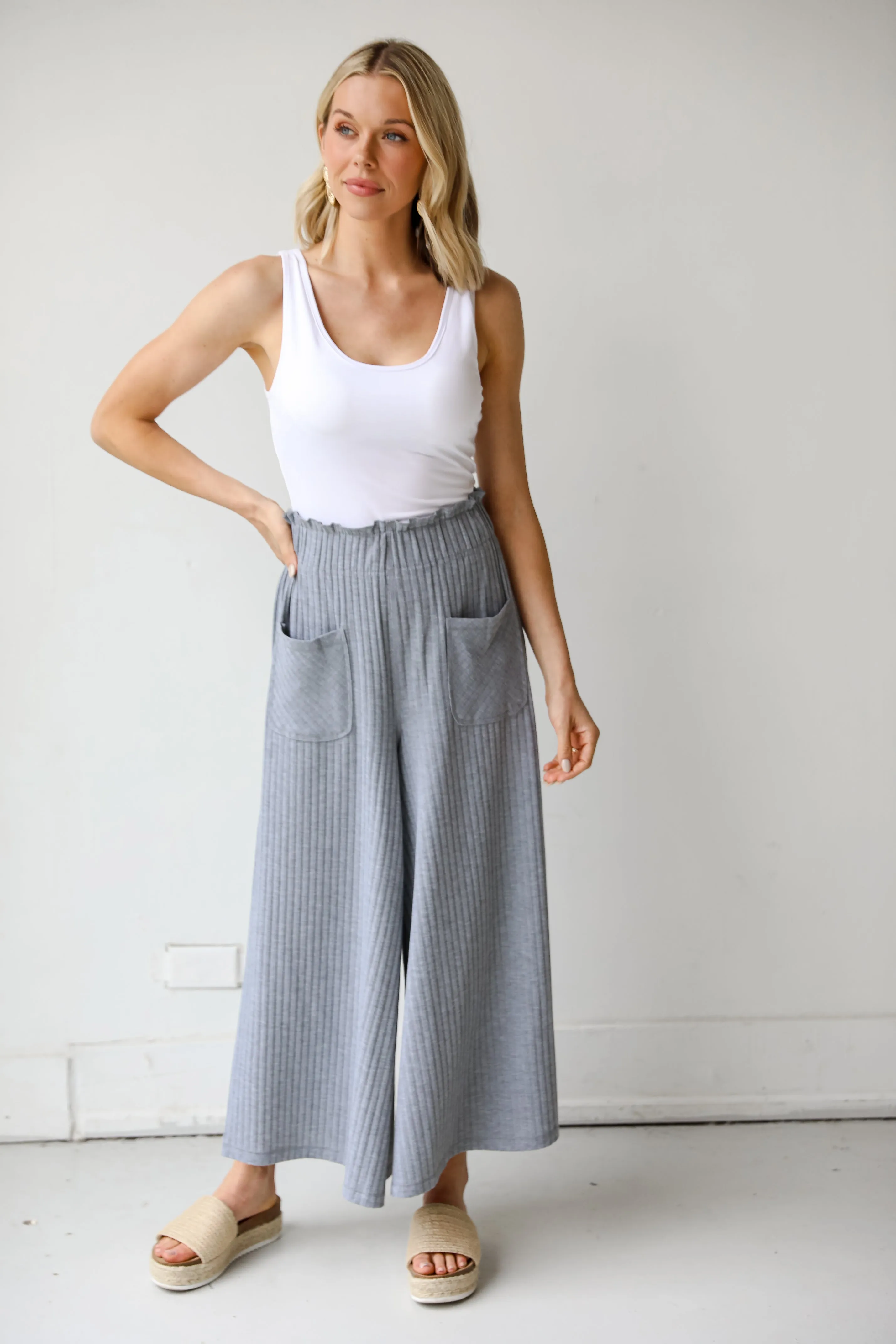 FINAL SALE - Dreamy Day Off Culotte Pants