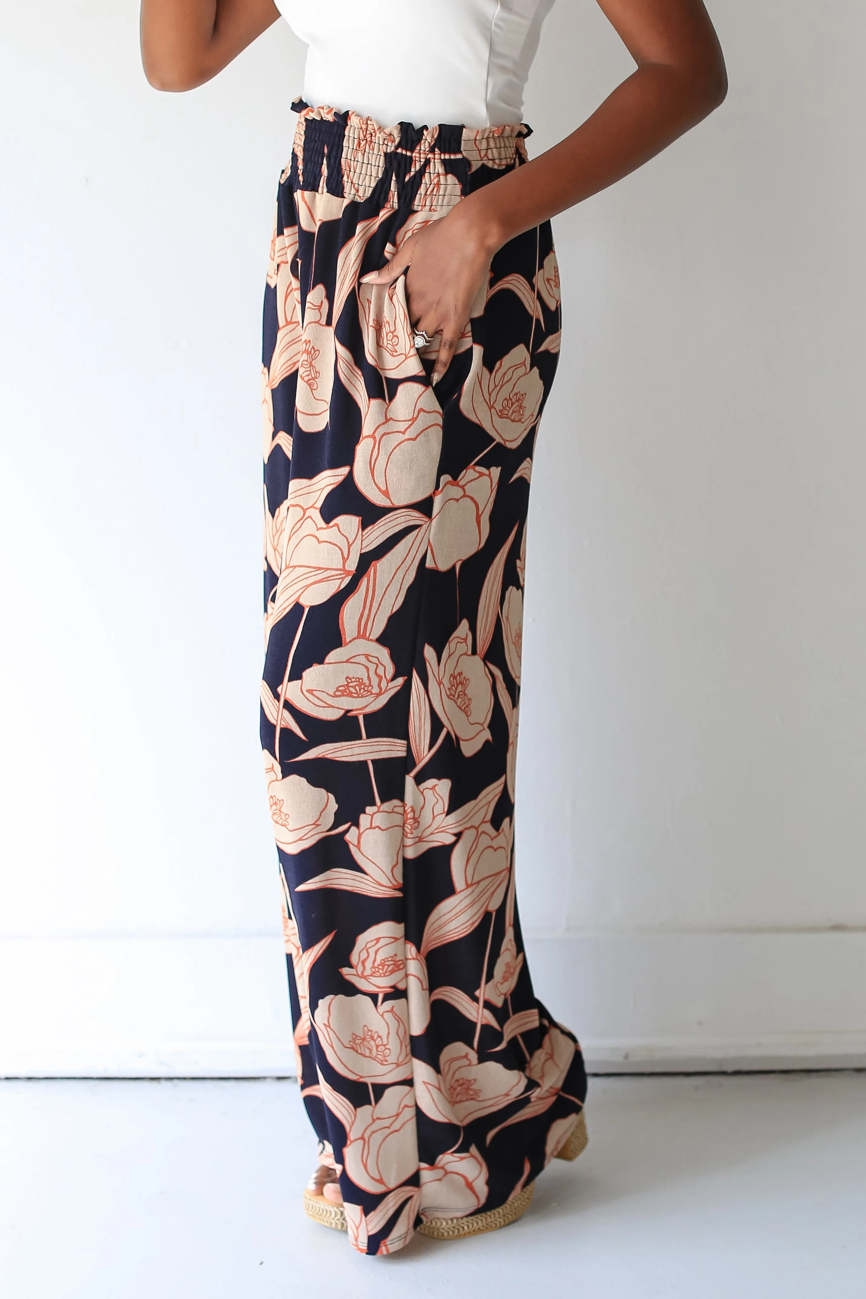 FINAL SALE - Lush Loving Floral Wide Leg Pants