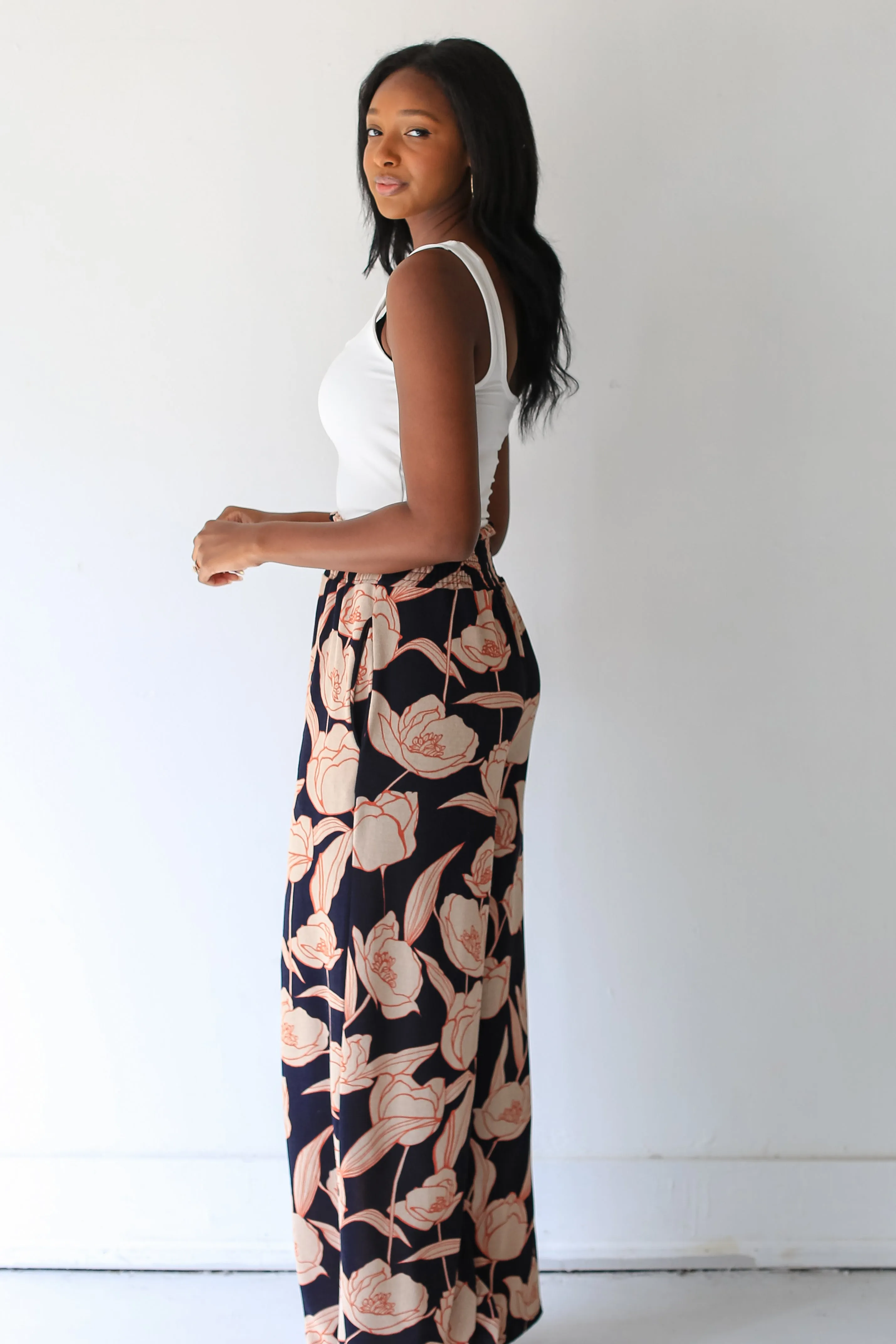 FINAL SALE - Lush Loving Floral Wide Leg Pants