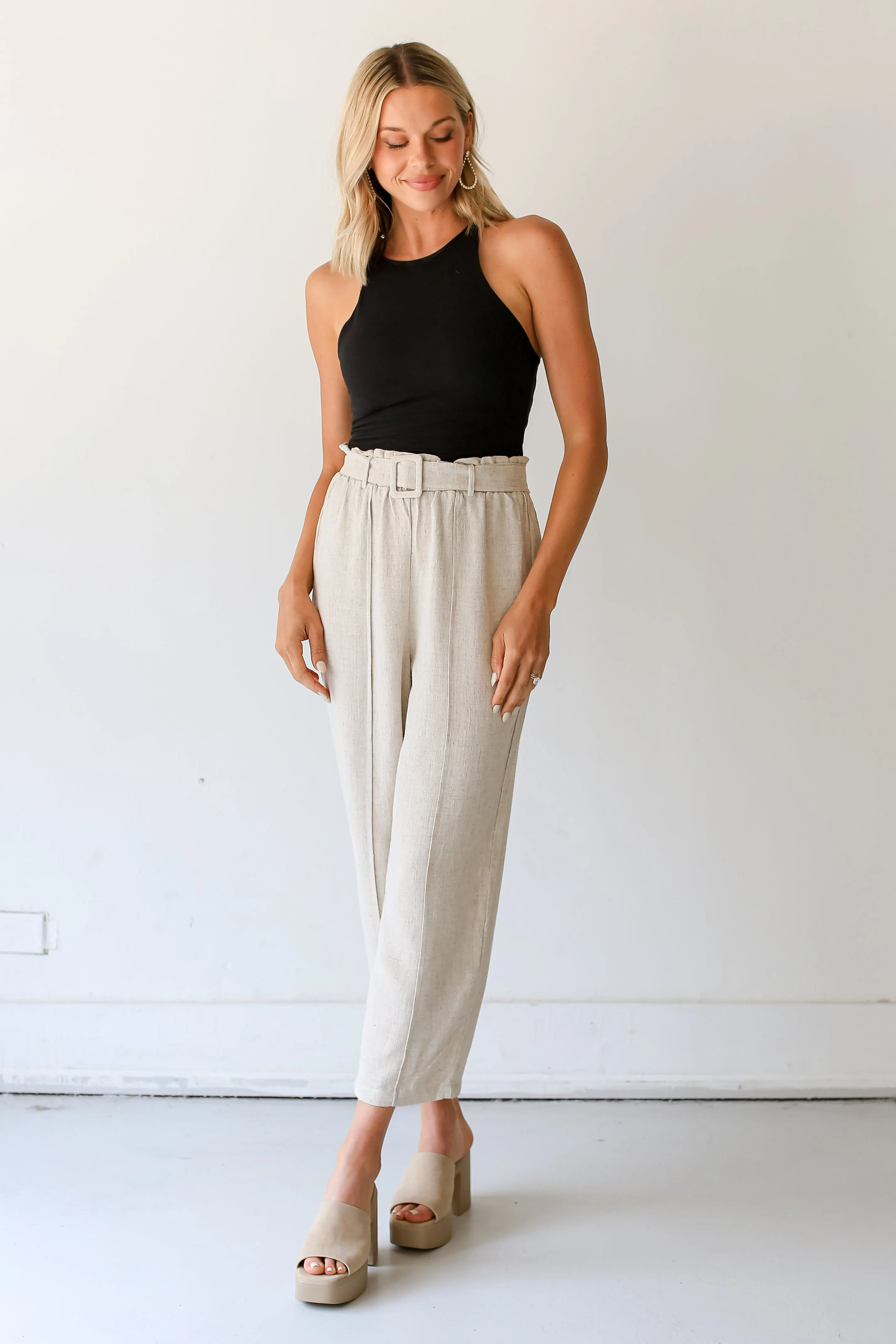 FINAL SALE - Rare Perfection Linen Pants