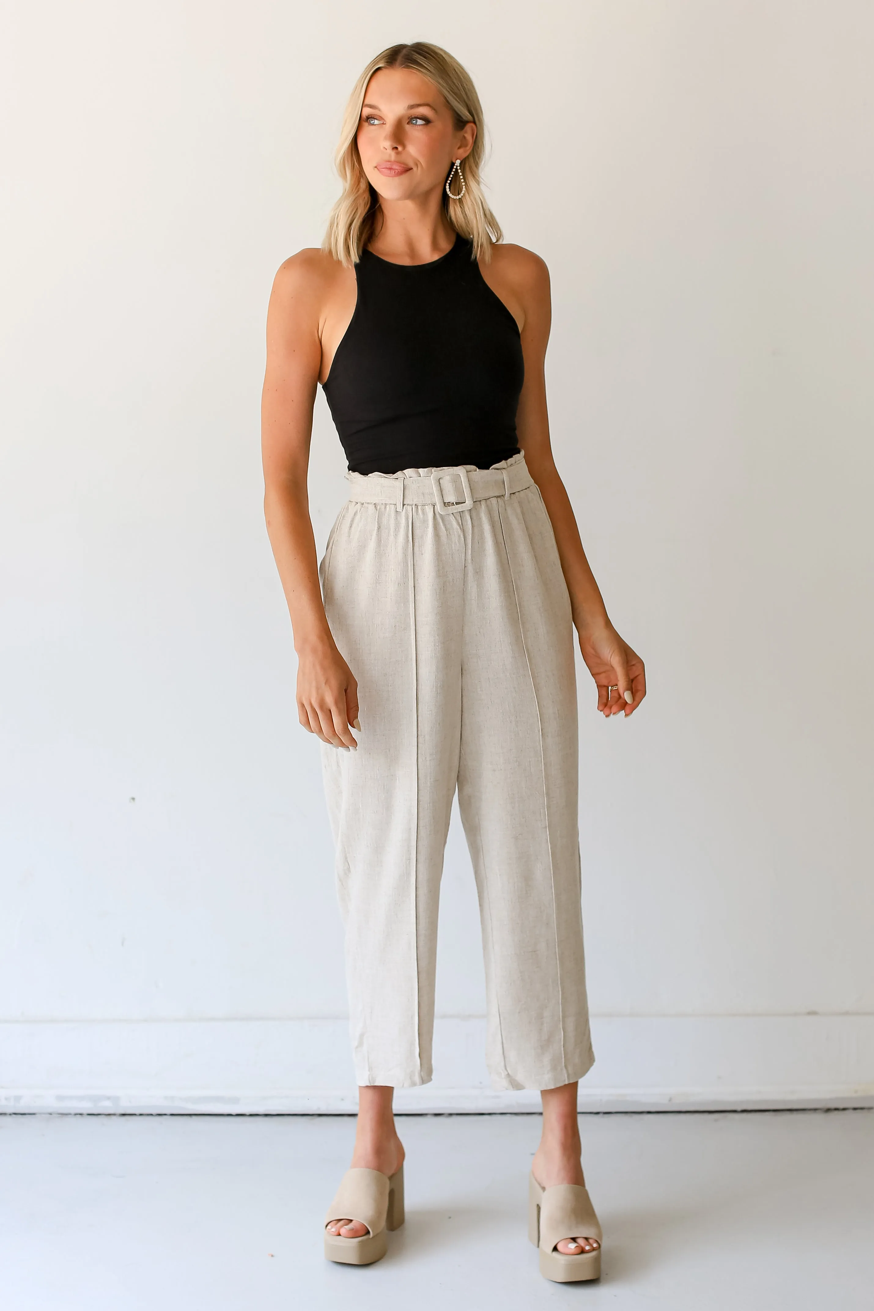 FINAL SALE - Rare Perfection Linen Pants