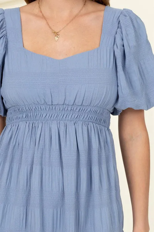 FIND ME AGAIN TIERED MIDI DRESS- Hyfve