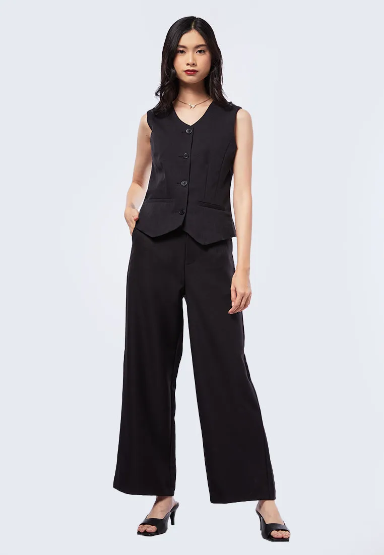 Fitted Crop Vest