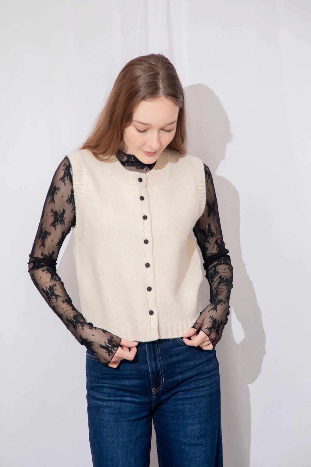 Flora Lace Long Sleeve Top