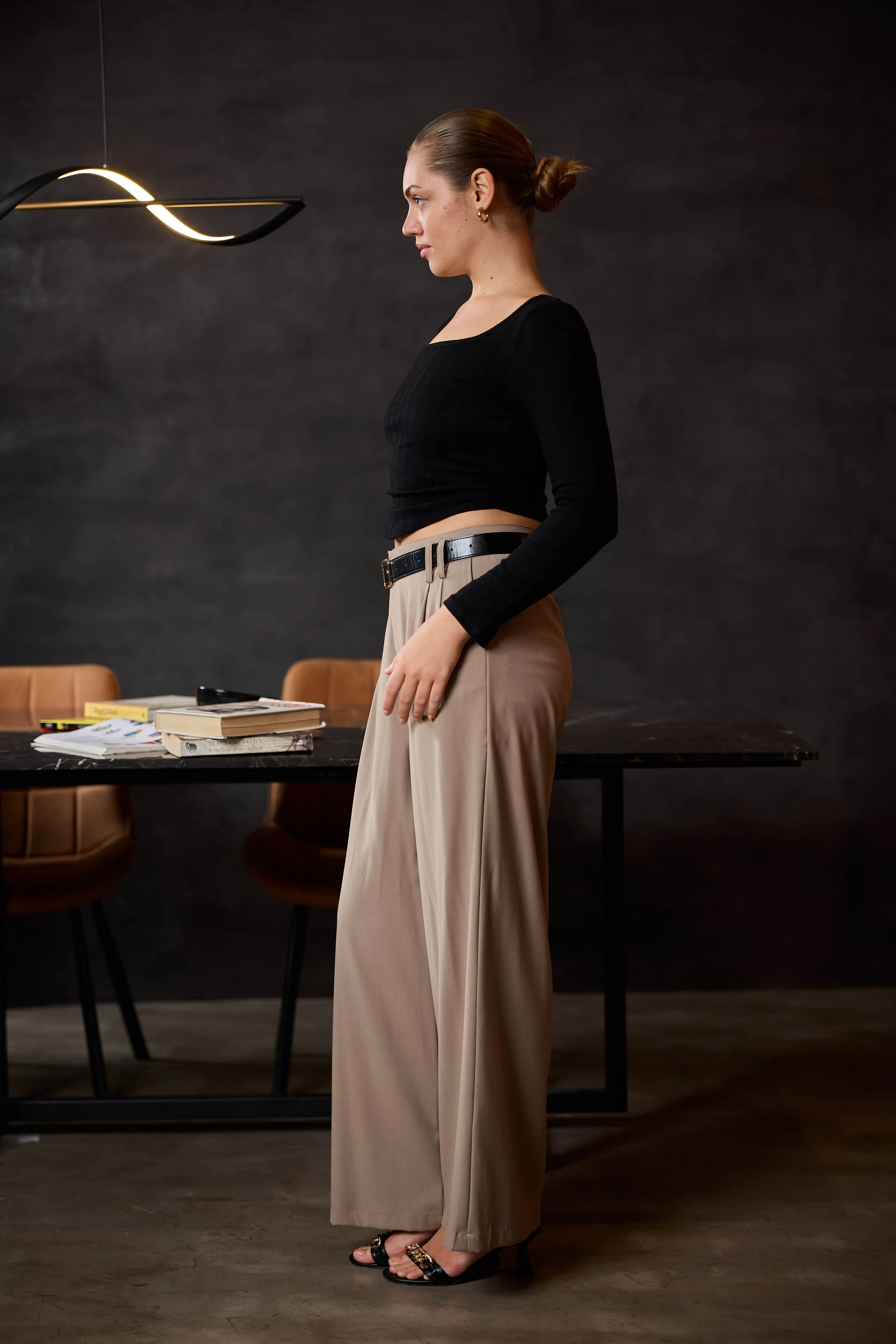 Flowy Tailored Work Wear Trouser