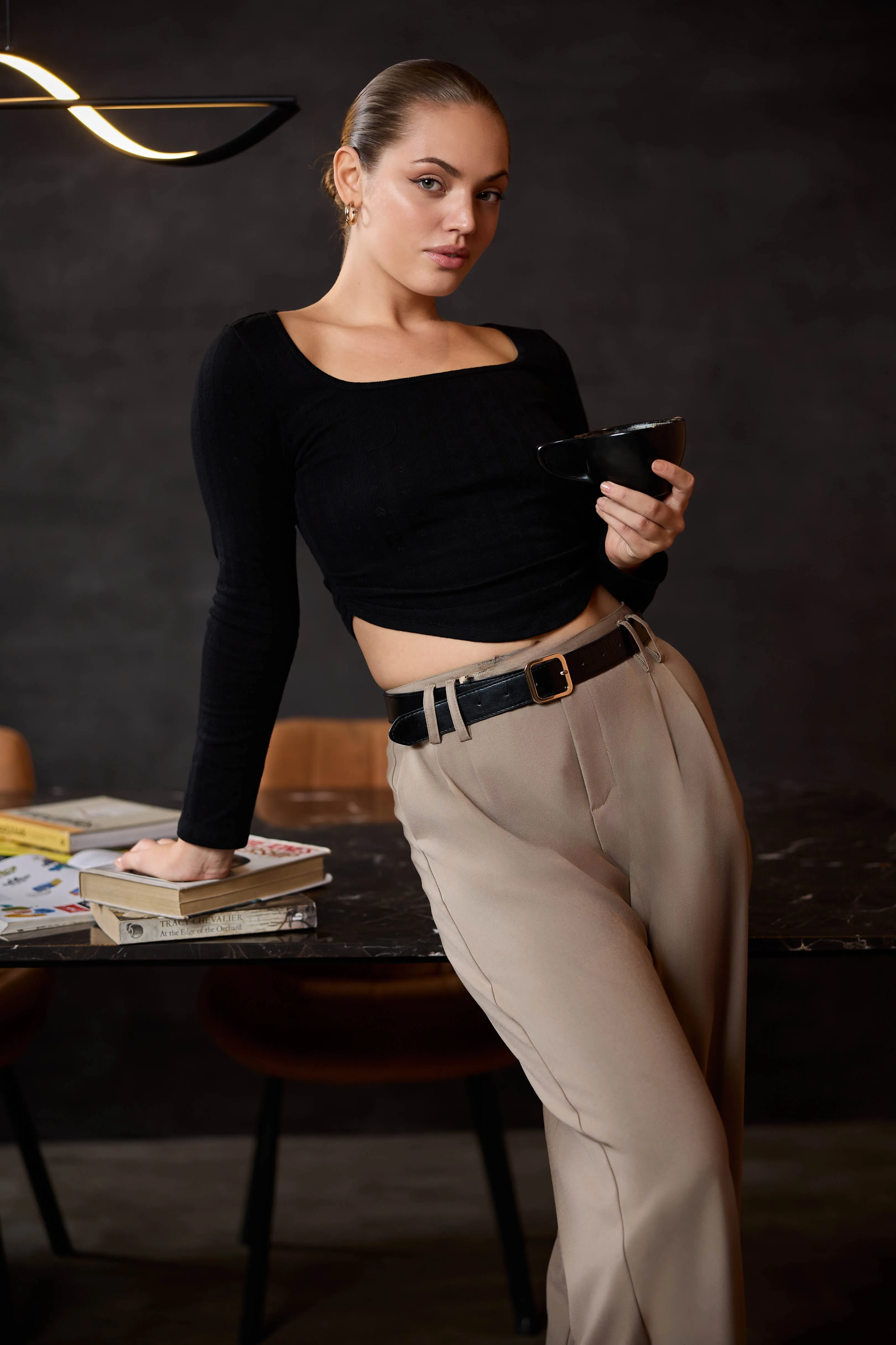 Flowy Tailored Work Wear Trouser