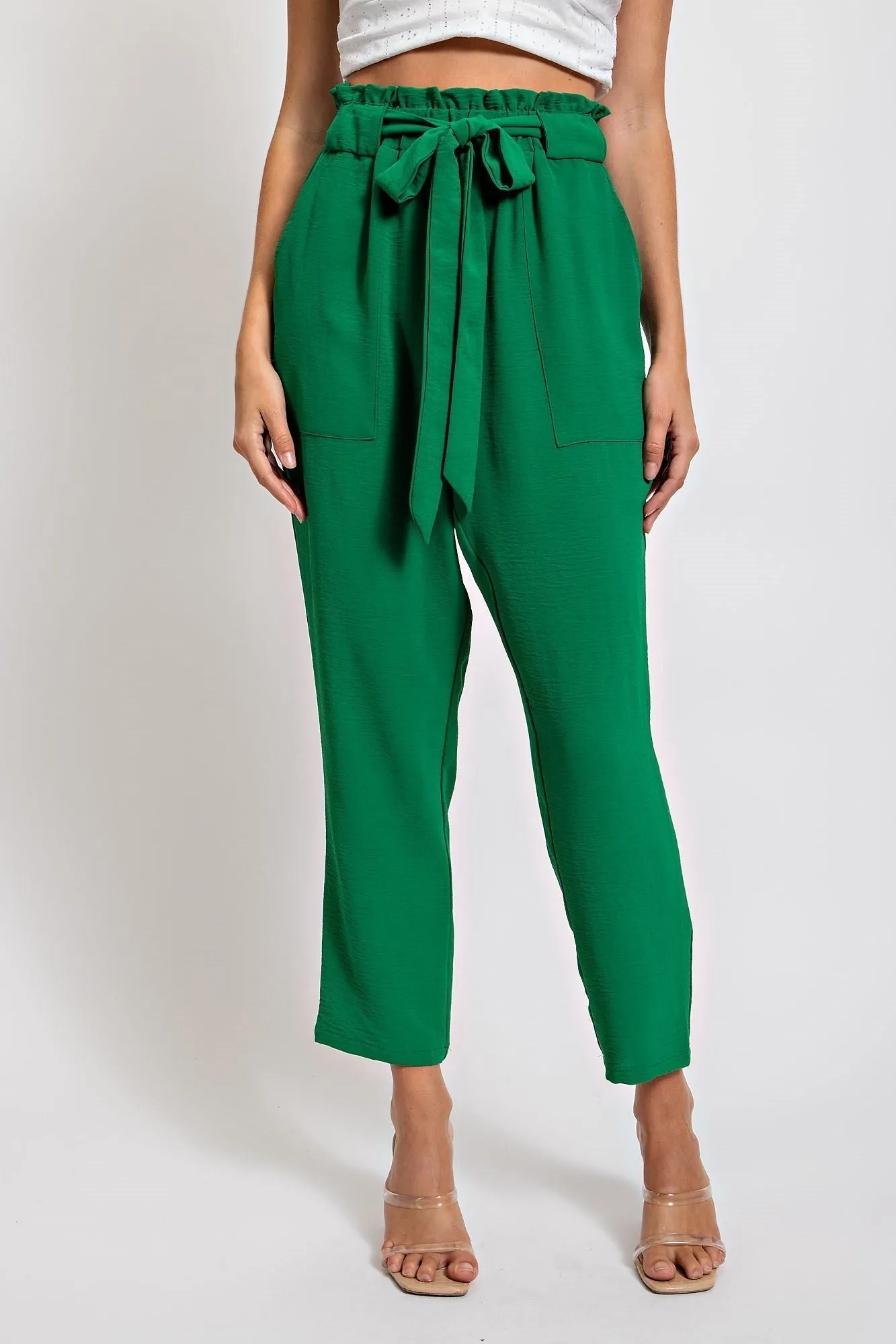 FOUR COLORS PaperBag High Waisted Pants