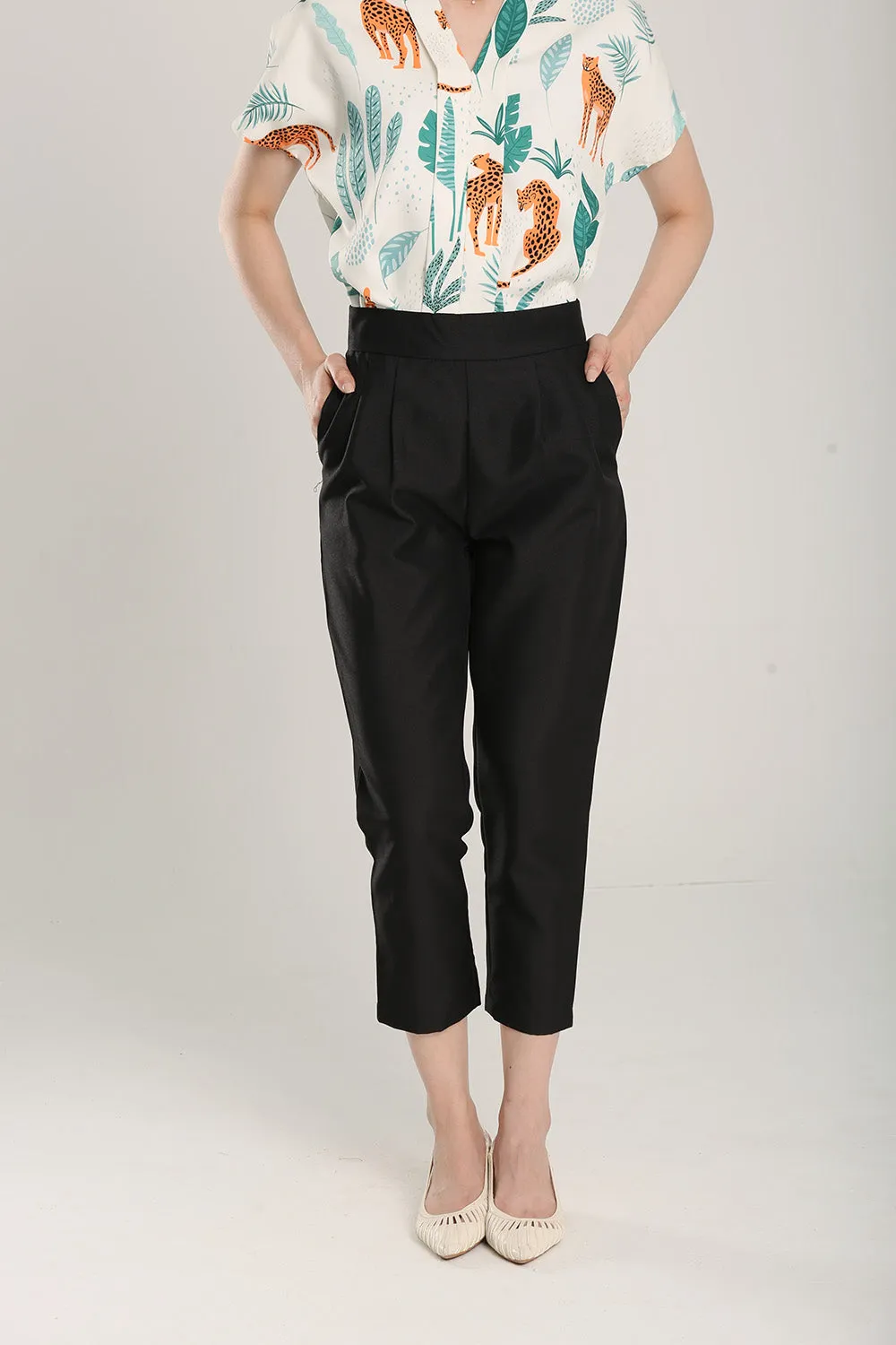 Francesca Tailored Pants in Black
