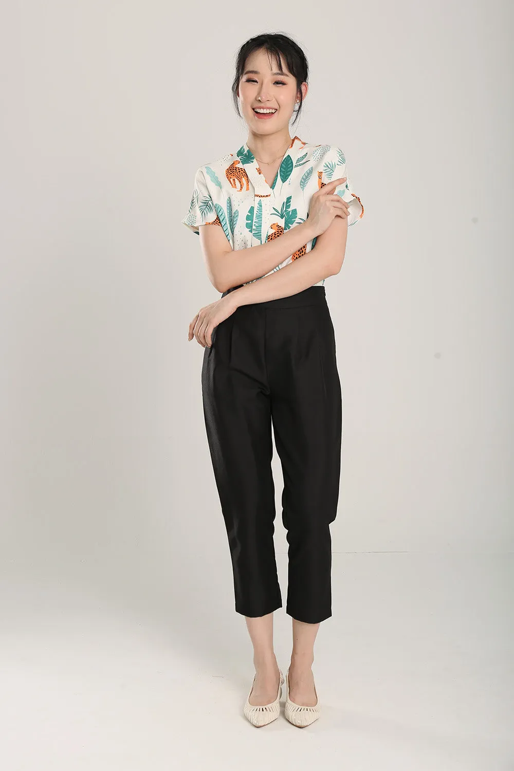 Francesca Tailored Pants in Black