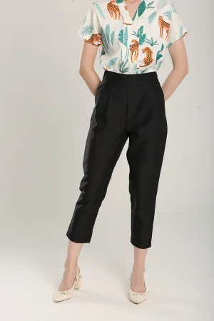 Francesca Tailored Pants in Black
