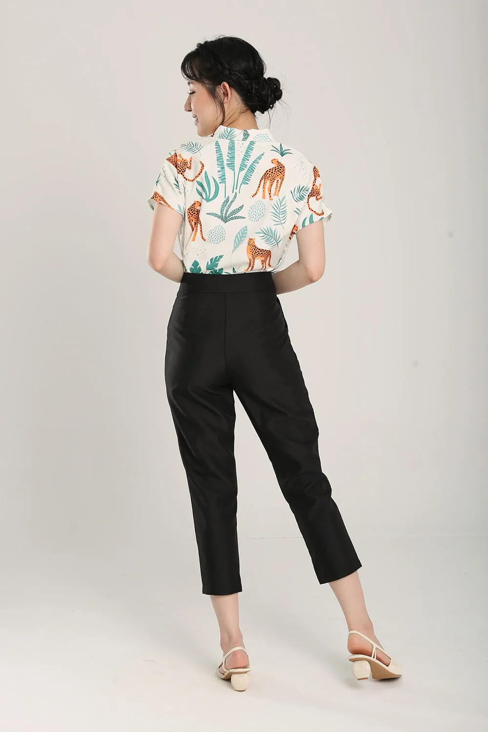 Francesca Tailored Pants in Black