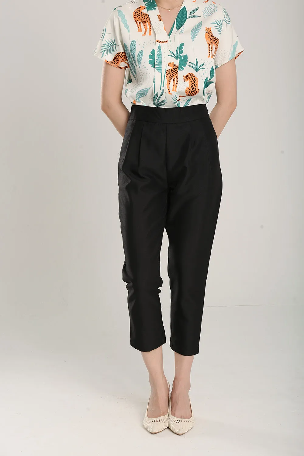 Francesca Tailored Pants in Black