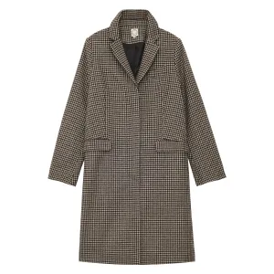 Franck houndstooth wool coat