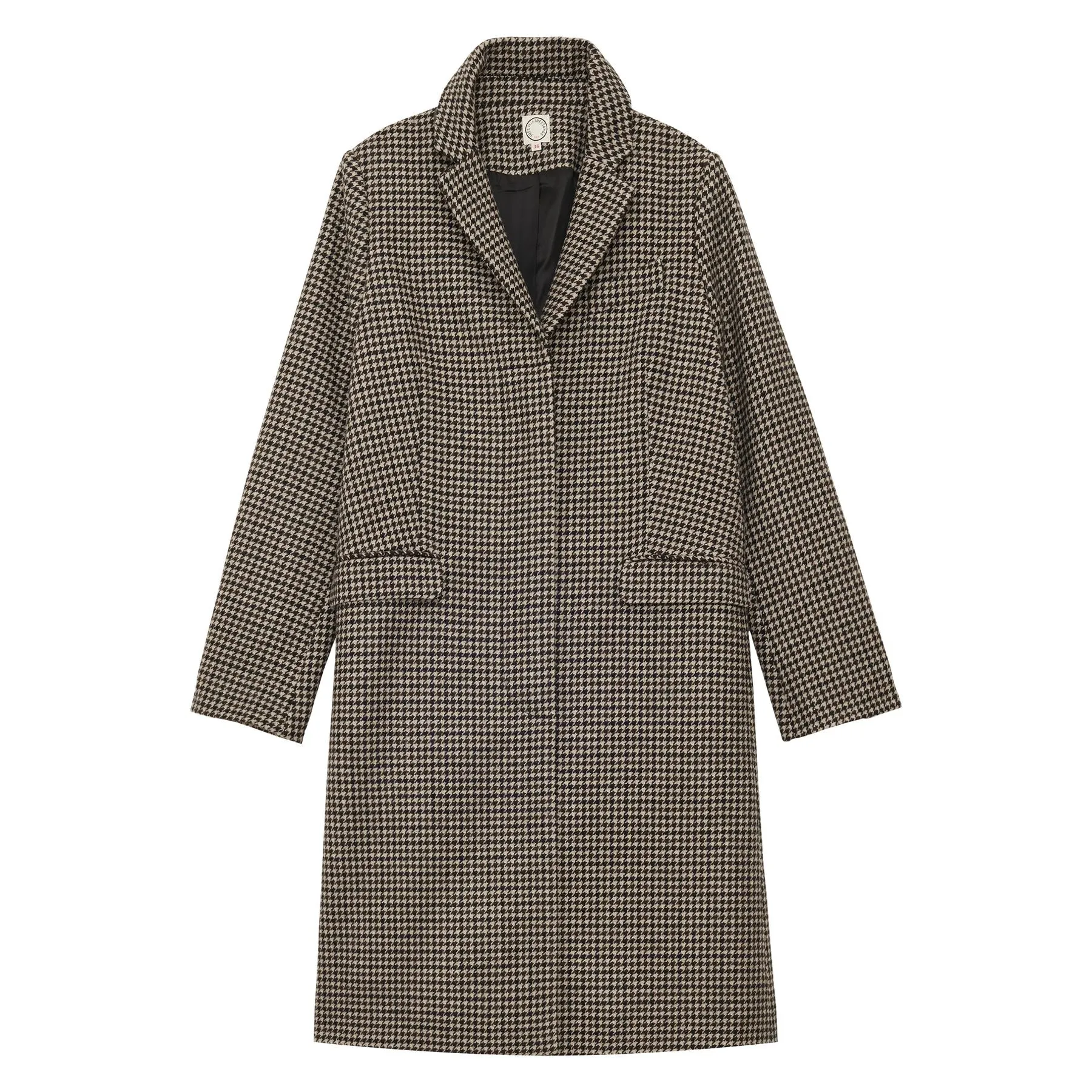 Franck houndstooth wool coat