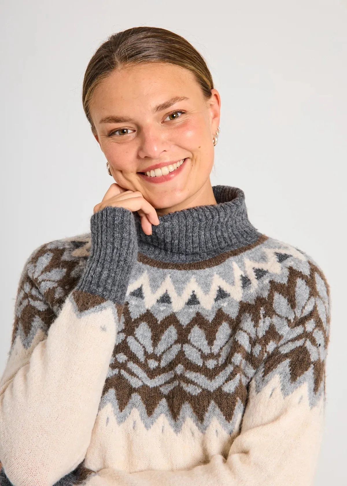 FreeQuent Merla Polo Neck