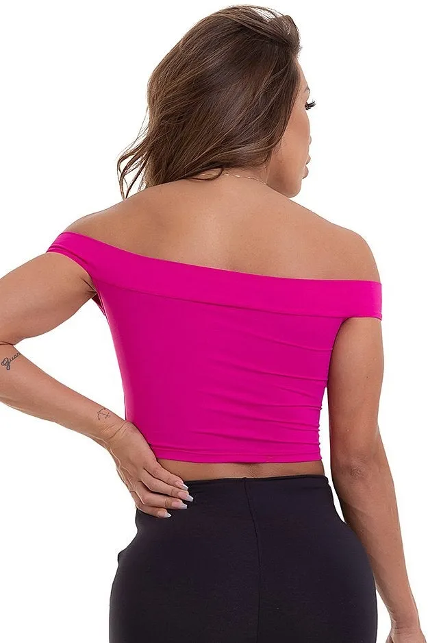 Garotafit Pink Munich Cropped Blouse