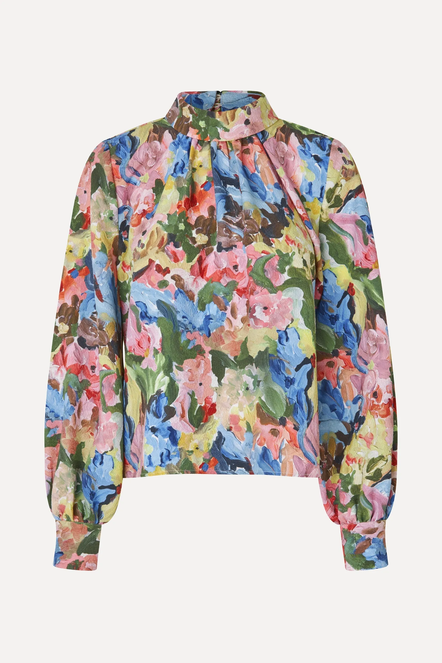 Gathered Long Sleeve Top