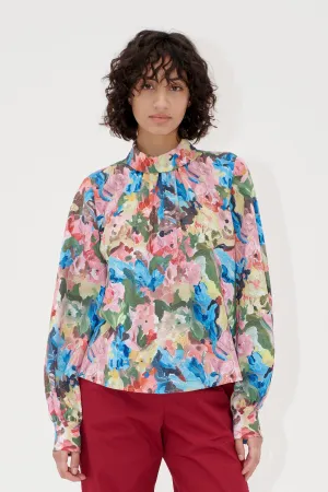 Gathered Long Sleeve Top