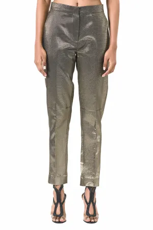 Gold Tailored fit trousers