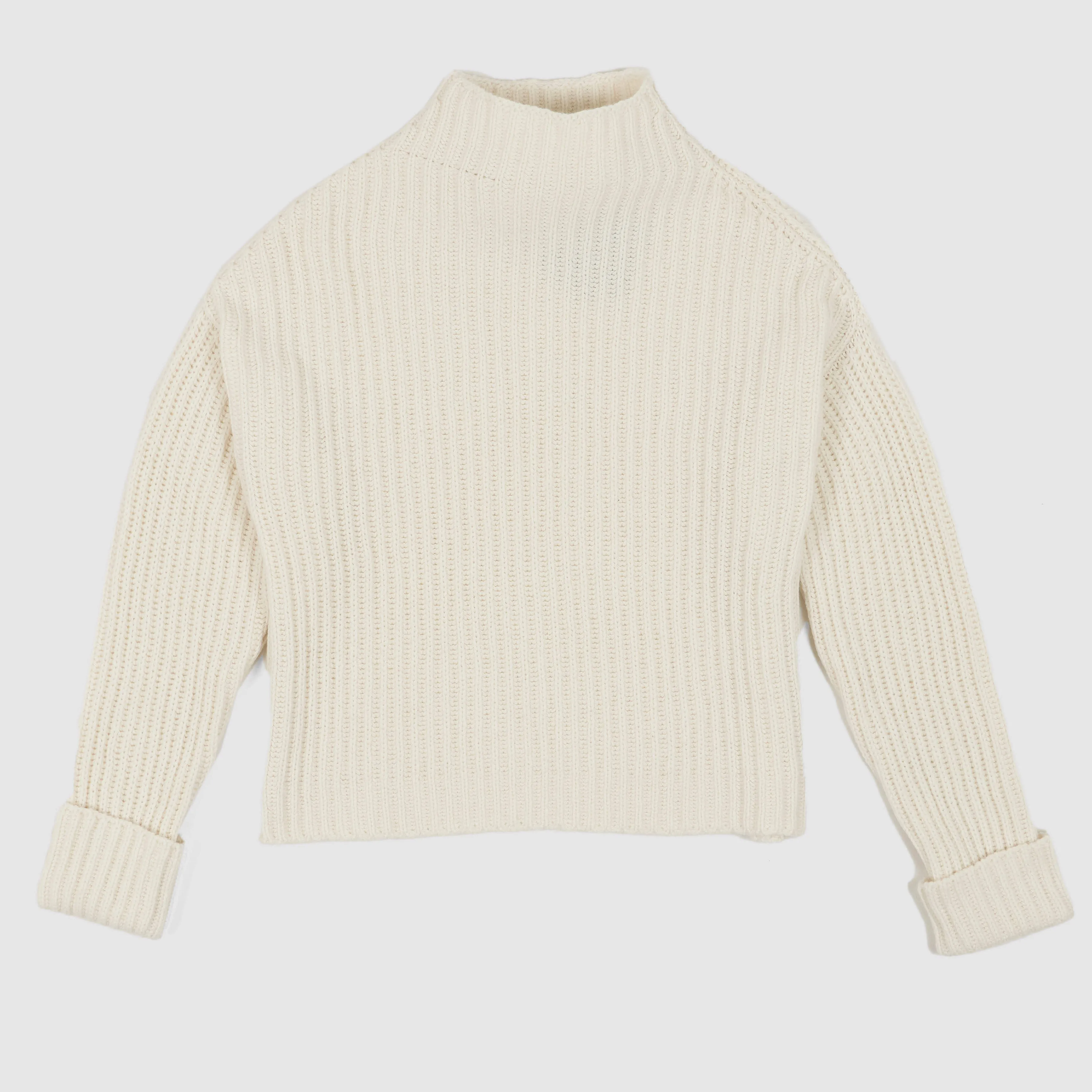 Gran Sasso  Ladies Pure Cashmere Mock Jumper Turtleneck