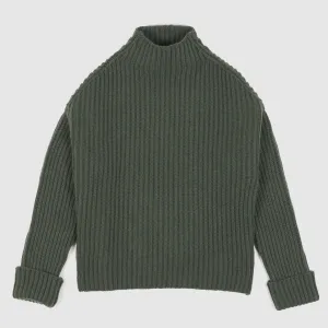 Gran Sasso  Ladies Pure Cashmere Mock Jumper Turtleneck